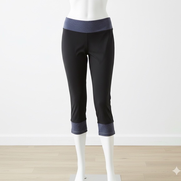 Ideology Leggings Size S Black and blue - Picture 2 of 4
